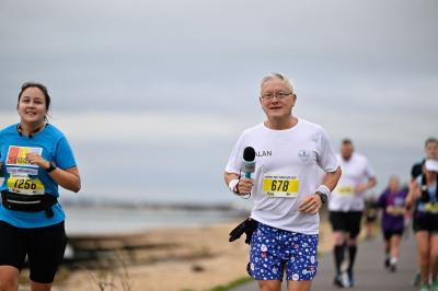 Alan completes the Gosport Half Marathon 2025