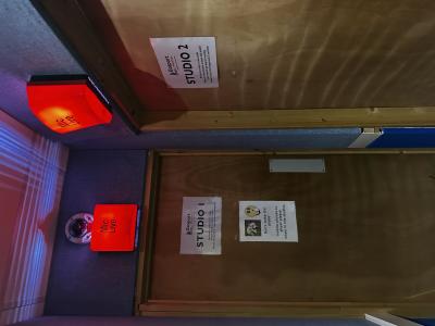 both studios are live to go on air 